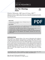 ADVANCES IN PEDIATRICS - Approaches For Closing Gastroschisis