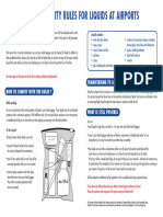 EU Rules For Liquids at Airports