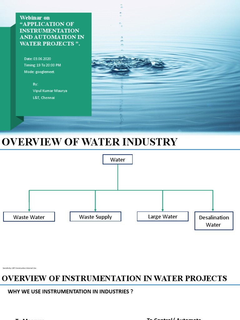 Automation in Water Projects Webinar | PDF | Flow Measurement ...