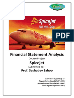 Financial Statement Analysis Spicejet: Prof. Seshadev Sahoo