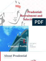 Prudential: Recruitment and Selection Plan