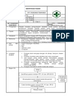 7.1.1.7 Sop Pemberian Identitas Pasen