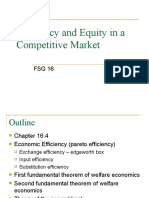 Efficiency and Equity in A Competitive Market