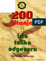 200 Pitanja Isto Toliko Odgovora