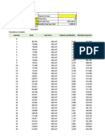 Home Loan Calculation MBL