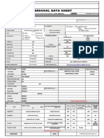 Sharmine Personal Data Sheet