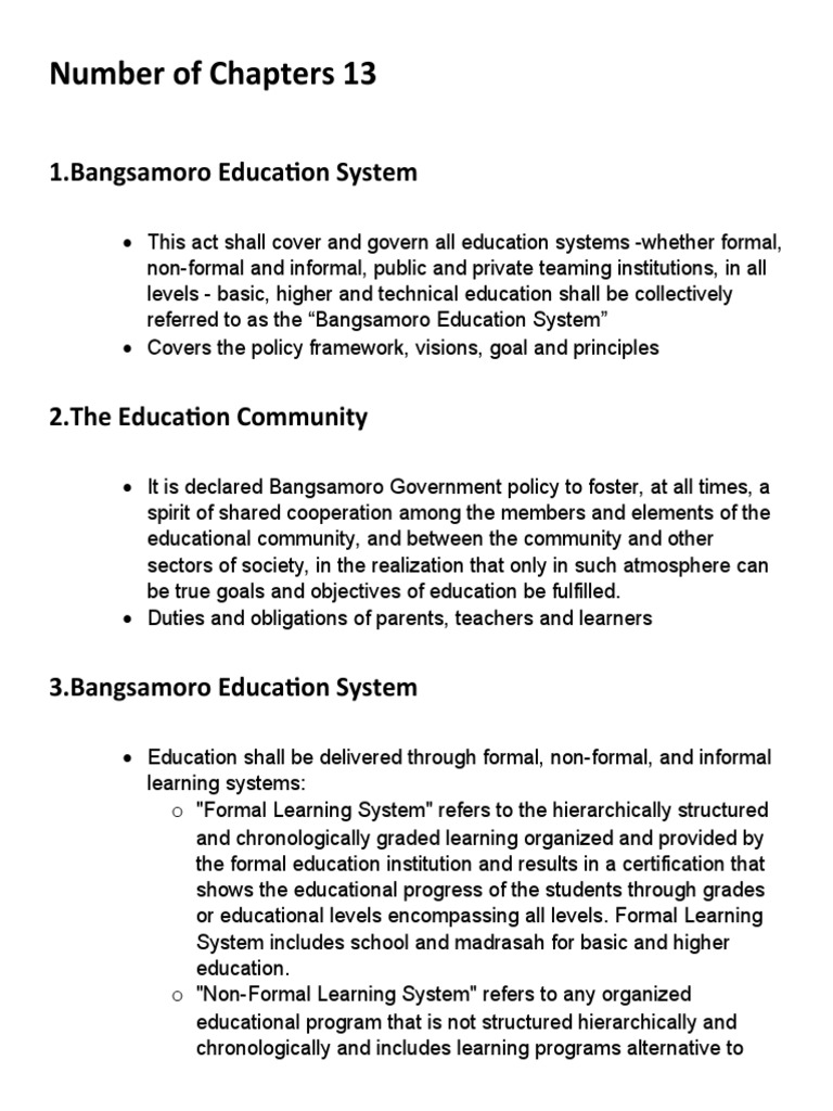 Education Code Sample PDF Vocational Education Educational Stages