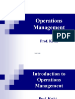 CH - 1 - Introduction To Operations Management