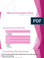 Sesi 4 - Ukuran Nilai Pusat (Data Tunggal Dan Berkelompok)