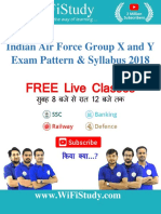 Indian Air Force Group X and Y Syllabus Exam Pattern