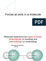 Forces at Work in Molecules