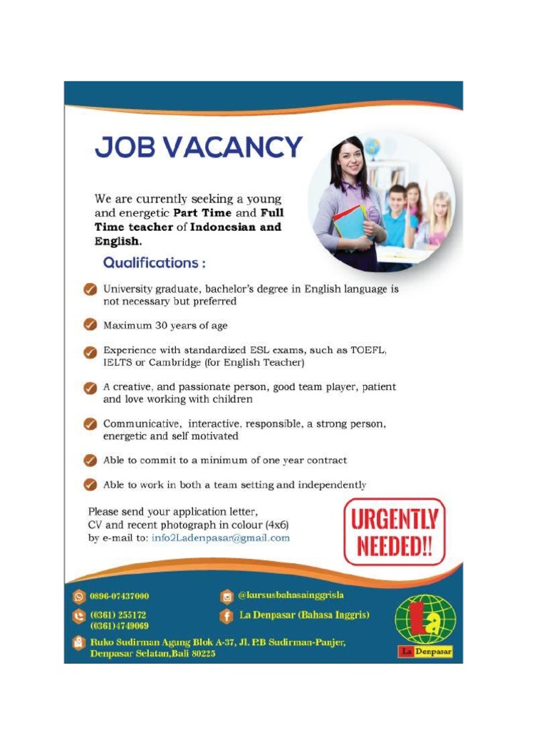 10 Job Vacancy | PDF | Career & Growth | Language Arts & Discipline