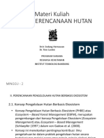 02 - Perencanaan Pengelolaan Hutan Berbasis Ekosistem Dan Karakteristik Hutan - 2021