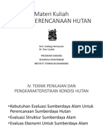 04 - Teknik Penilaian Dan Pengkarakteristikan Hutan - 2021