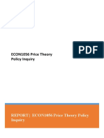 ECON1056 Price Theory Report