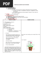 Detailed Lesson Plan in Science Template