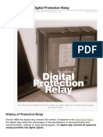 Few Words About Digital Protection Relay