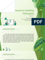 Toward an Auditing Philosophy - Kelompok 11