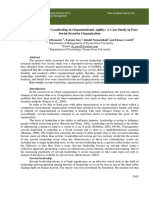 The Role of Servant Leadership in Organizational Agility: A Case Study in Fars Social Security Organization