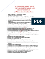 Civil Engineering Project Soil Topics