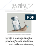 2212 - Igreja e Evangelização, Provocações Da Pandemia, Parte 3