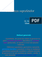 generarea suprafetelor