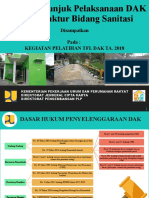 Arahan Petunjuk Teknis DAK Bidang Sanitasi, L