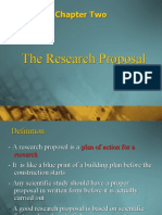 CH 2 The Research Proposal