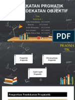 PRINSIP PRAGMATIK DAN OBJEKTIF