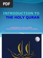 (First Lecture) 1 Introduction To Quran