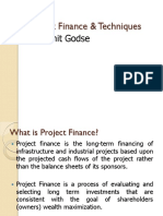 Project Finance & Techniques: CA. Amit Godse