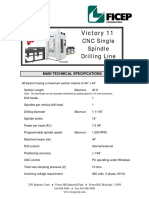 Victory 11: CNC Single Spindle Drilling Line