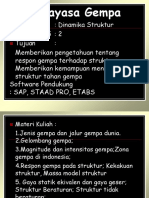 Rekayasa Gempa - Kontrak Kuliah