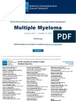 Multiple Myeloma: NCCN Clinical Practice Guidelines in Oncology (NCCN Guidelines)