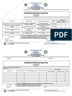 Individual Monitoring Plan: Jonie P. Javier