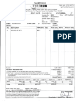 TAX INVOICE FOR TYRE PURCHASE