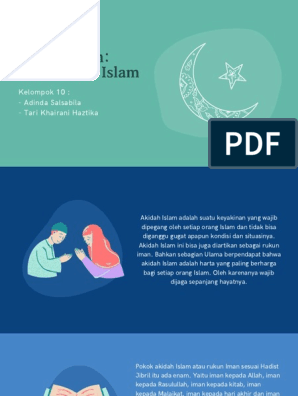 Hukum mempelajari akidah islam bagi setiap muslim adalah