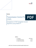 Transmission Control Protocol (TCP) : Comparison of TCP Congestion Control Algorithms Using Netsim™