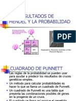 Resultados de Mendel y Probabilidad