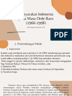 Masyarakat Indonesia Pada Masa Orde Baru (1966-1998)
