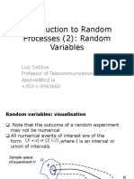 Introduction To Random Processes (2) : Random Variables
