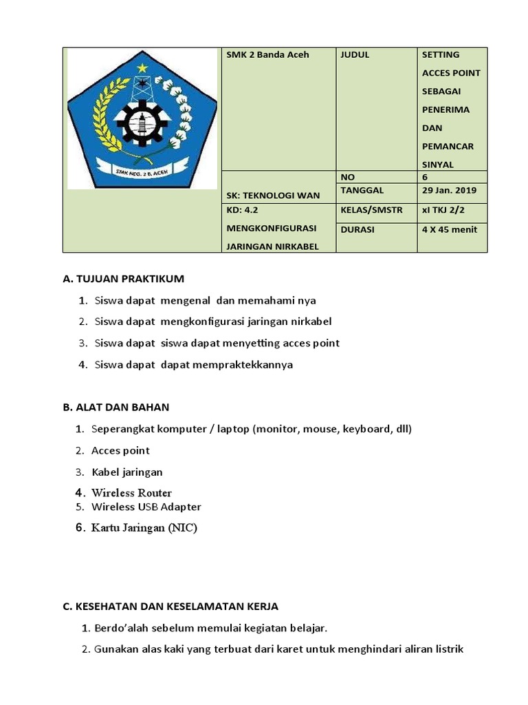 04SETTING ACCES POINT SEBAGAI PENERIMA DAN PEMANCAR SINYAL (Ilham