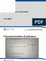 Lecture 3.1.2 - Organic Chemical Processes - Characterization of Polymers