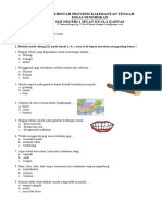Soal UAS IPA Kelas 1 Semester 1