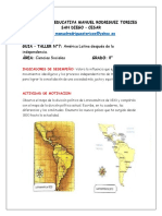 GUIA # 7 AMERICA LATINA DESPUES DE LA INDEPENDENCIA - Compressed