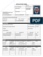 Application Form Summary