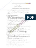 Sequence and Series Class XI