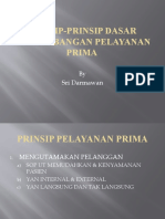 Prinsip-Prinsip Dasar Pengembangan Pelayanan Prima