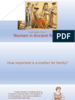 SS3 Women in ancient Rome