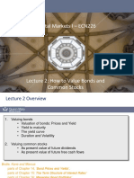 Capital Markets I Lecture 2 - Valuing Bonds and Stocks